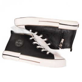 Trampki eko skóra Big Star Jr II374003 czarne