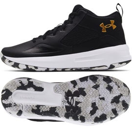 Buty do koszykówki Under Armour Lockdown 5 M 3023949 003 czarne czarne
