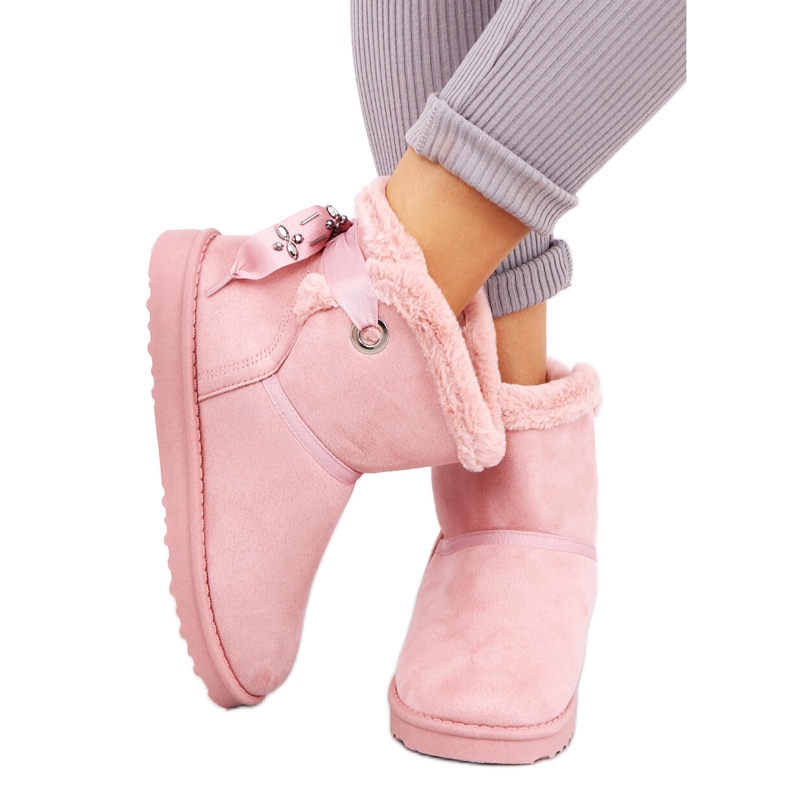 Śniegowce emusy Silki Pink różowe