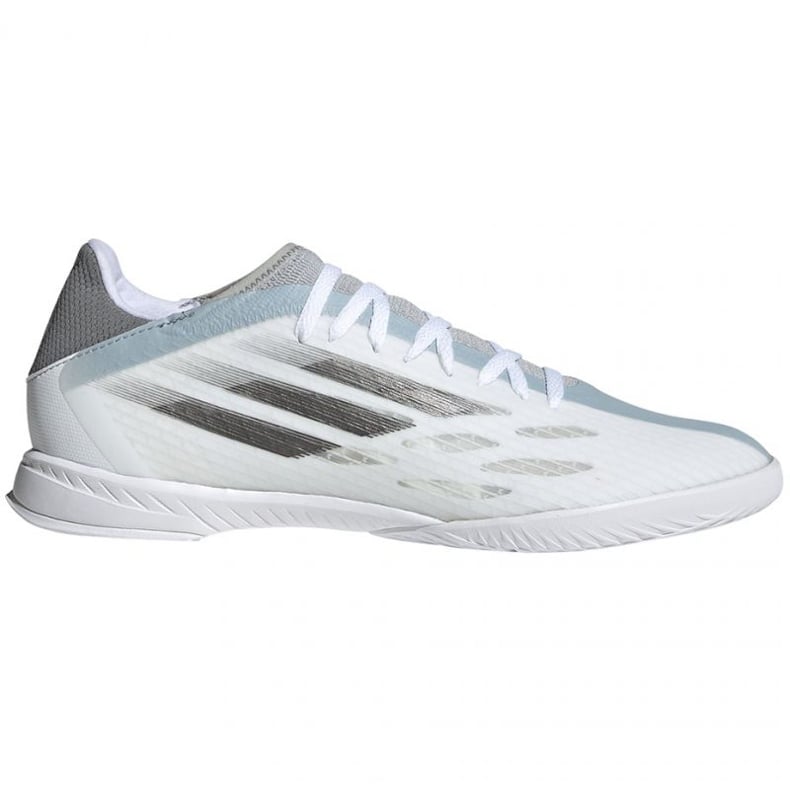 Buty piłkarskie adidas X Speedflow.3 In M FY3301 białe białe