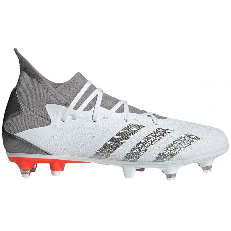 Buty piłkarskie adidas Predator Freak.3 Sg M FY6306 białe szare