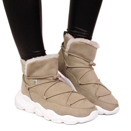 Śniegowce Big Star W II274263 beżowe beżowy