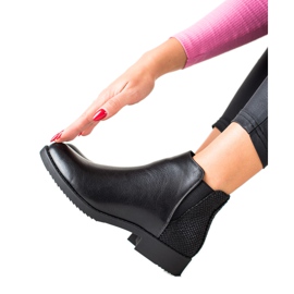 J. Star Klasyczne Czarne Botki