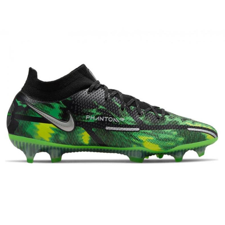 Buty piłkarskie Nike Phantom GT2 Elite Df Sw Fg M DM0731-003 wielokolorowe zielone