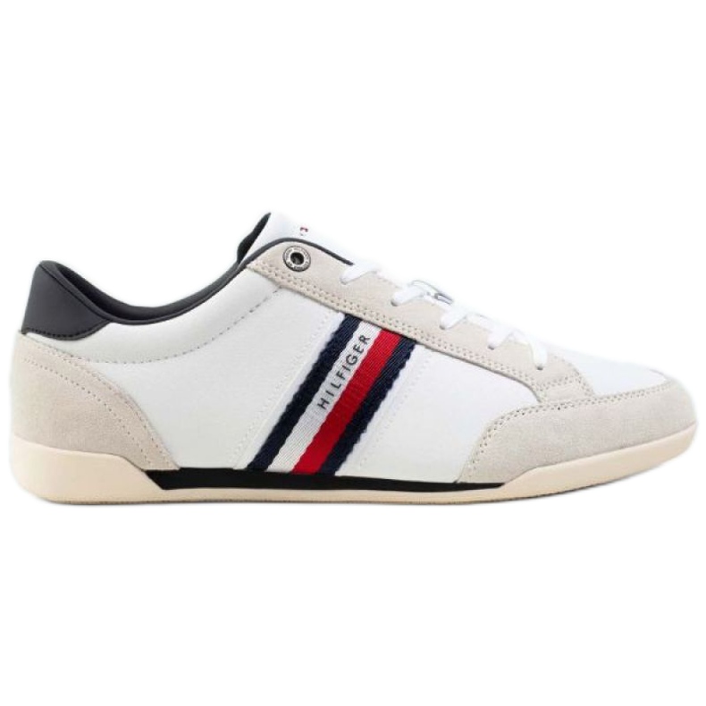 Buty Tommy Hilfiger Corporate Material Mix Leather M FM0FM03741 Ybr białe