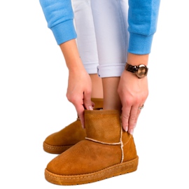 Śniegowce Damskie Big Star II274441 brązowe