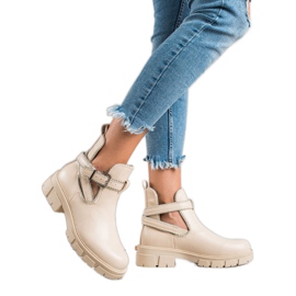 Bestelle Wsuwane Workery Fashion beżowy