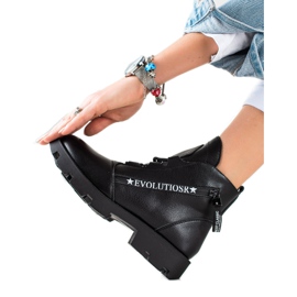 Sergio Leone Czarne Workery Fashion