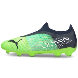 Buty piłkarskie Puma Ultra 3.3 Fg Ag Jr 106529 03 wielokolorowe zielone