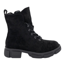 Goodin Zamszowe workery czarne