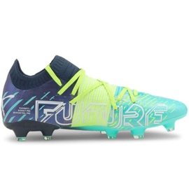 Buty piłkarskie Puma Futura Z 1.2 Fg Ag M 106476 03 granatowy, wielokolorowy zielone