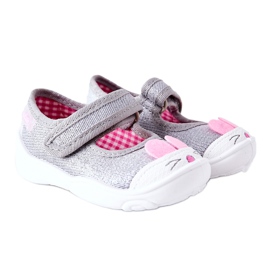 BEFADO S.A. Papcie Baleriny Inblu Królik 209P033 Szare