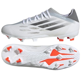 Buty piłkarskie adidas X Speedflow.3 Fg M FY3295 wielokolorowe białe