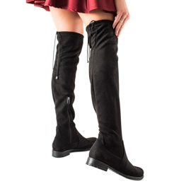 TRENDI Czarne Muszkieterki