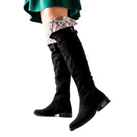 W. Potocki Kozaki Z Wywijaną Cholewką Potocki czarne