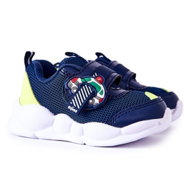 BEFADO S.A. Dziecięce Sportowe Buty Na Rzep Befado 516P094 Granatowe