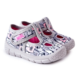 BEFADO S.A. Buty Papcie Befado Kotki 533P019 Szare