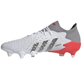 Buty piłkarskie adidas Predator Freak.1 L Sg M FY6268 białe białe