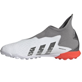 Buty piłkarskie adidas Predator Freak.3 Ll Tf Jr FY7868 białe białe