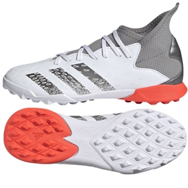 Buty piłkarskie adidas Predator Freak.3 Tf Jr FY6312 białe białe