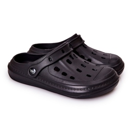 BEFADO S.A. Męskie Klapki Kroksy Befado 154M002 Czarne