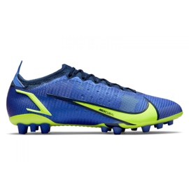 Buty piłkarskie Nike Vapor 14 Elite Ag M CZ8717-574 niebieskie niebieskie