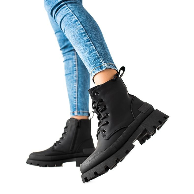 Seastar Klasyczne botki trapery czarne