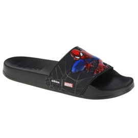Klapki adidas Adilette Shower Slides Spiderman Jr FZ1716 czarne