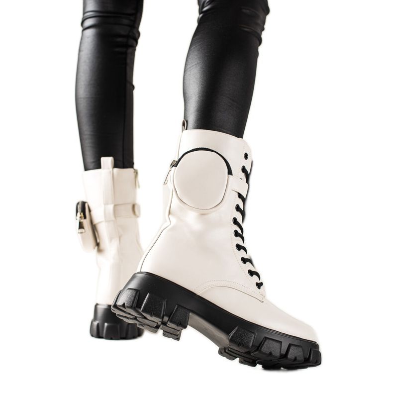 TRENDI Stylowe Workery beżowy