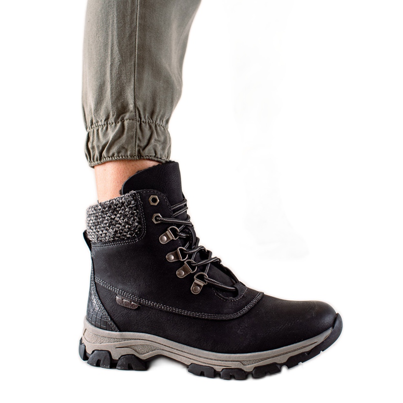 Goodin Ciepłe Traperki czarne