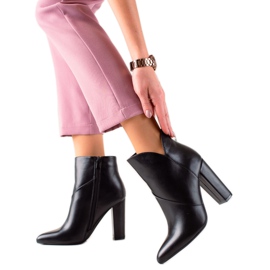 Seastar Botki Na Wysokim Obcasie czarne