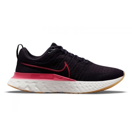 Buty do biegania Nike React Infinity Run Flyknit 2 W CT2423-501 czarne fioletowe