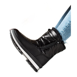 TRENDI Klasyczne Śniegowce Na Suwak czarne