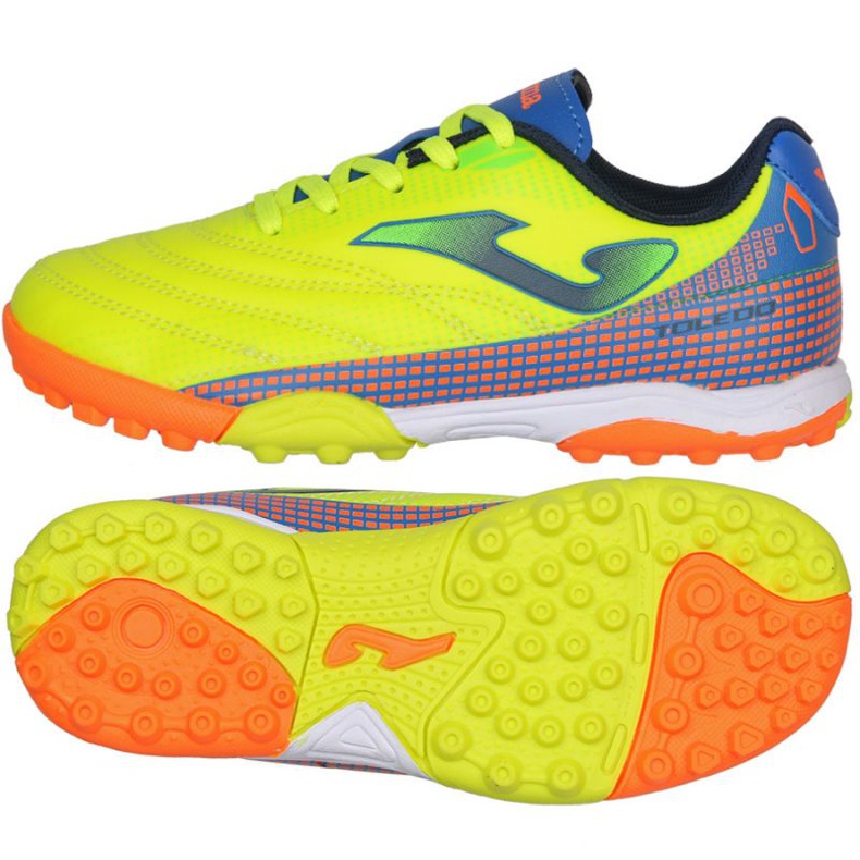 Buty piłkarskie Joma Toledo 2109 Tf Jr TOJW2109TF żółte żółcie