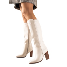 Seastar Kozaki Z Eko Skóry beżowy