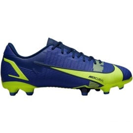 Buty piłkarskie Nike Mercurial Vapor 14 Academy FG/MG Jr CV0811 474 niebieskie niebieskie