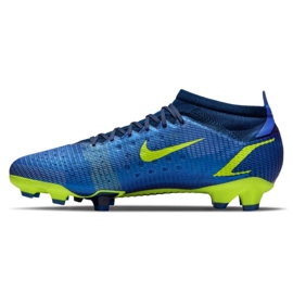Buty piłkarskie Nike Mercurial Vapor 14 Pro Fg M CU5693 574 niebieskie błękity i granat