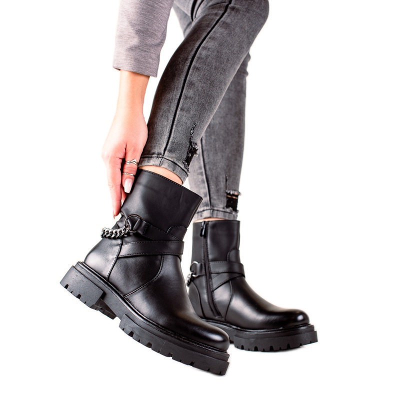 Super Mode Ocieplane Workery czarne