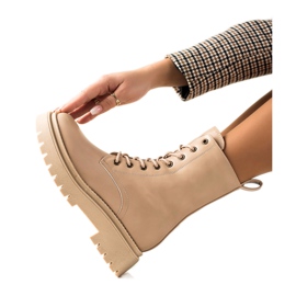 Seastar Klasyczne Traperki Z Eko Skóry beżowy