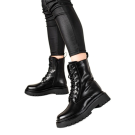 Seastar Klasyczne Traperki Z Eko Skóry czarne