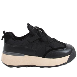 Buty sportowe ocieplane Homii Black czarne