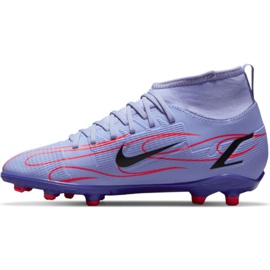 Buty piłkarskie Nike Mercurial Superfly 8 Club Km Mg Jr DB0925 506 różowy, fioletowy fioletowe