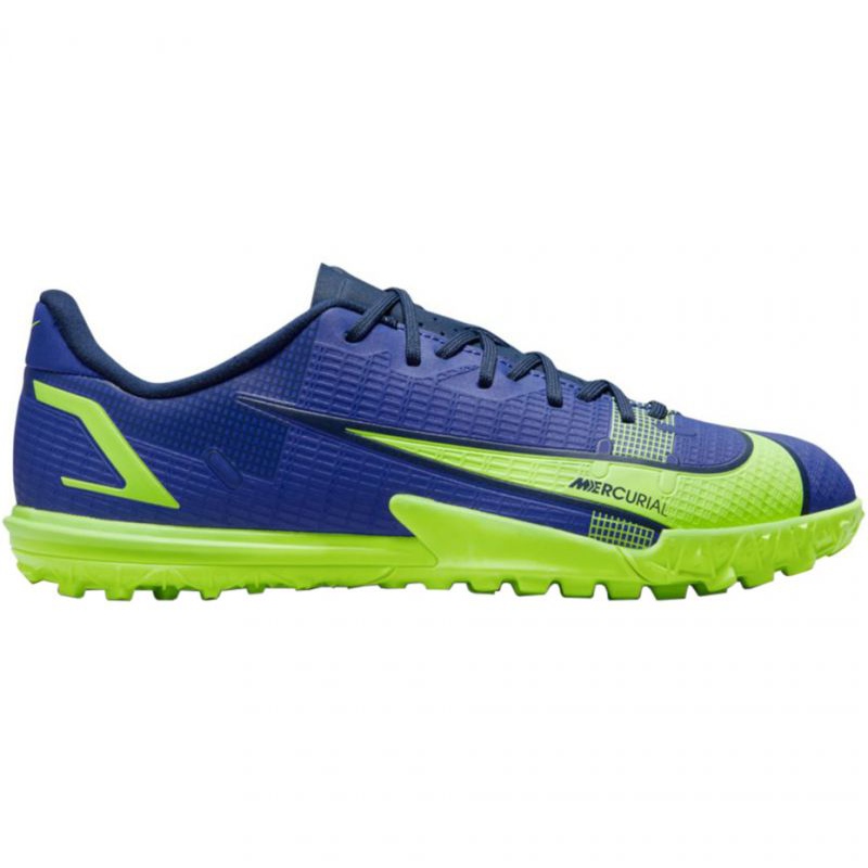 Buty piłkarskie Nike Mercurial Vapor 14 Academy Tf Jr CV0822 474 niebieski, green niebieskie