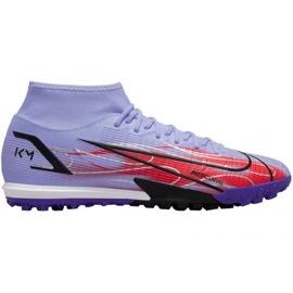 Buty piłkarskie Nike Mercurial Superfly 8 Academy Tf M DB2868 506 czerwony, fioletowy fioletowe