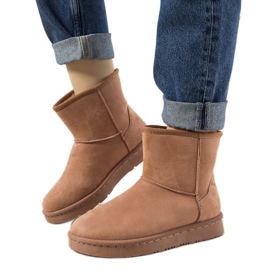 Różowe śniegowce z futerkiem Lucilla