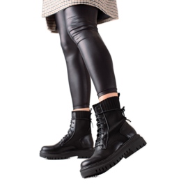 Seastar Wysokie Czarne Traperki