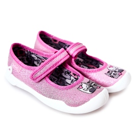 BEFADO S.A. Papcie Baleriny Befado Kotki 114X465 Różowe