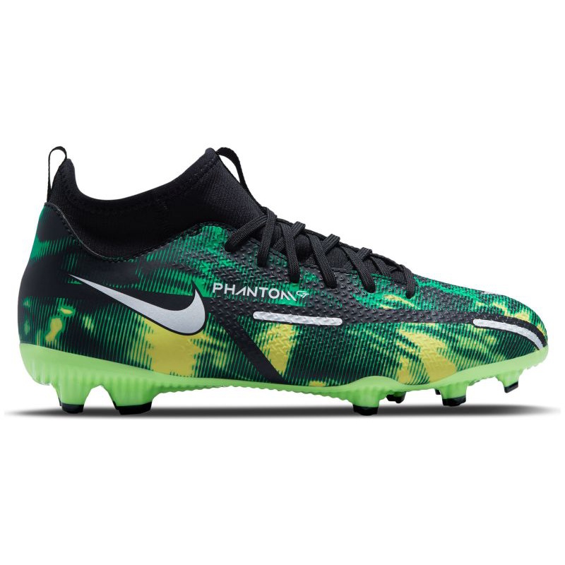 Buty piłkarskie Nike Phantom GT2 Academy Df Sw Mg Jr DM0742-003 wielokolorowe zielone
