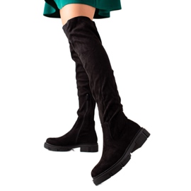 Laura Mode Klasyczne Muszkieterki czarne