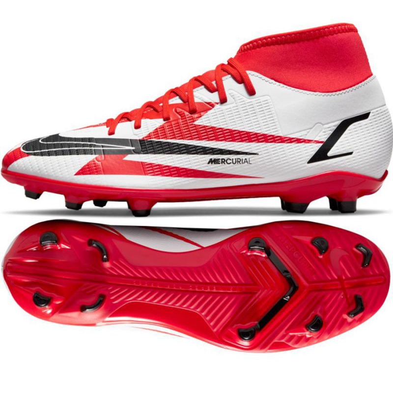 Buty piłkarskie Nike Mercurial Superfly 8 Club CR7 Mg M DB2855-600 wielokolorowe czerwone